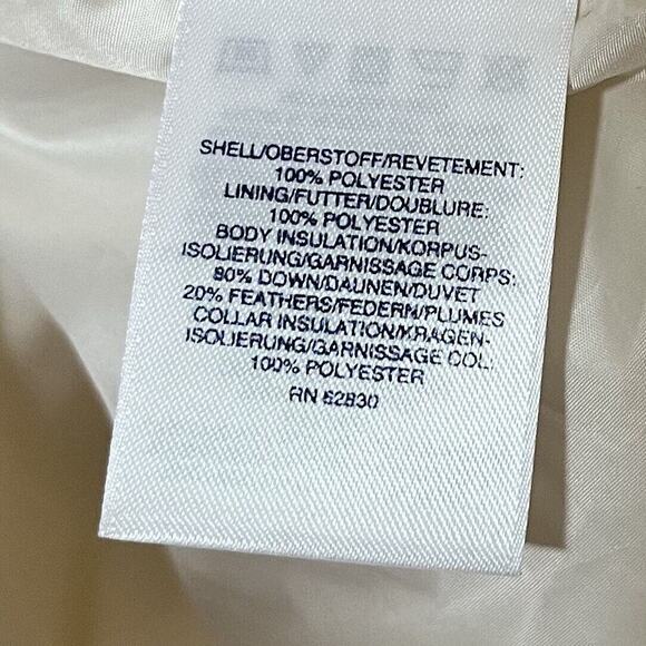 Lands' End Vest Down Filled Quilted Size 3X White Packable Hiking Outdoor Womens - Picture 5 of 7